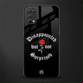 disappointed but not surprised glass case for realme x7 pro image