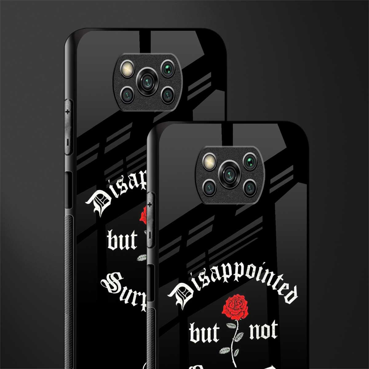 disappointed but not surprised glass case for poco x3 image-2
