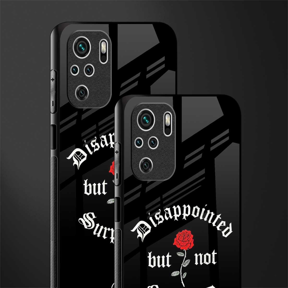 disappointed but not surprised glass case for redmi note 10s image-2