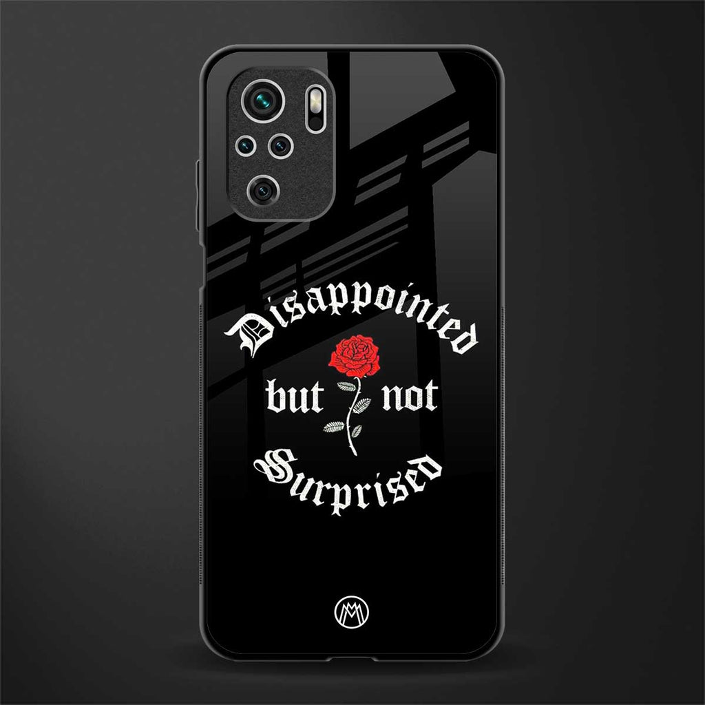 disappointed but not surprised glass case for redmi note 10s image