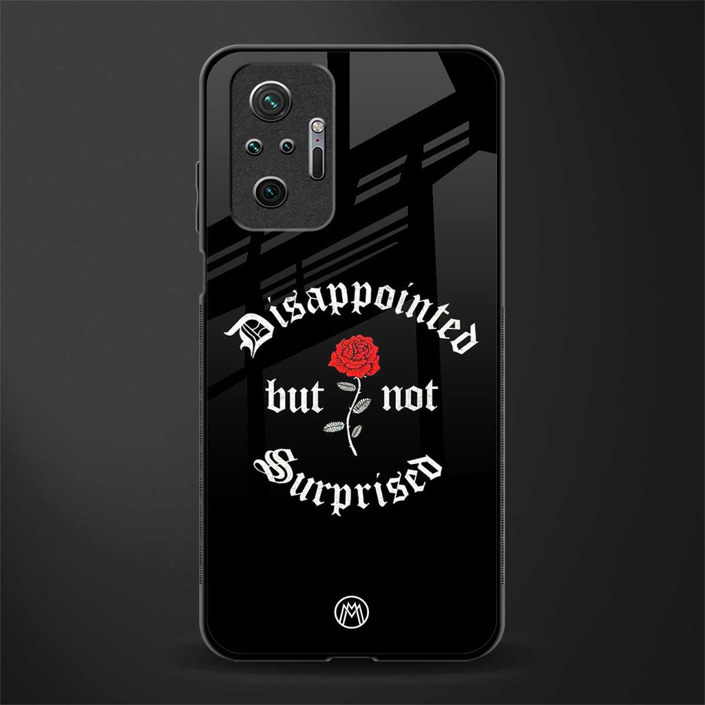 disappointed but not surprised glass case for redmi note 10 pro image