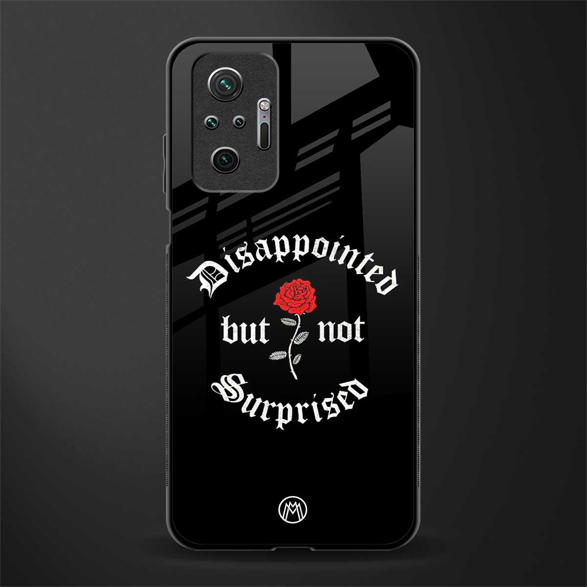 disappointed but not surprised glass case for redmi note 10 pro max image