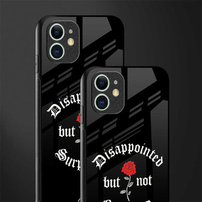 disappointed but not surprised glass case for iphone 12 image-2
