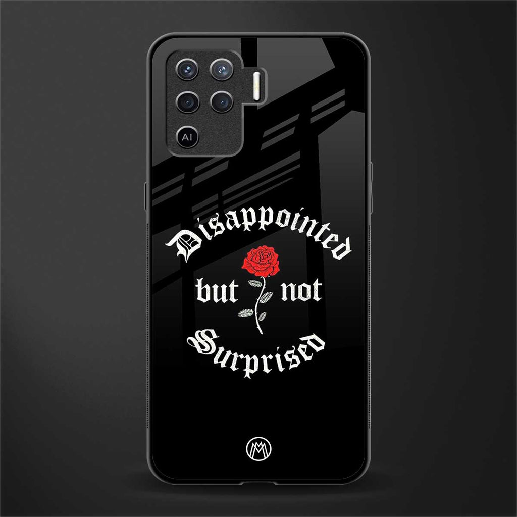 disappointed but not surprised glass case for oppo f19 pro image