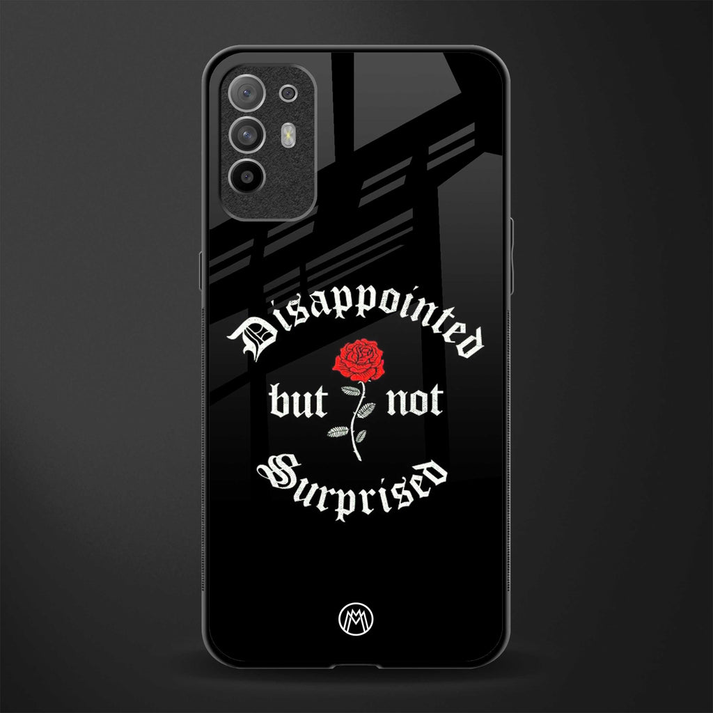 disappointed but not surprised glass case for oppo f19 pro plus image