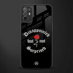 disappointed but not surprised glass case for oppo f19 pro plus image