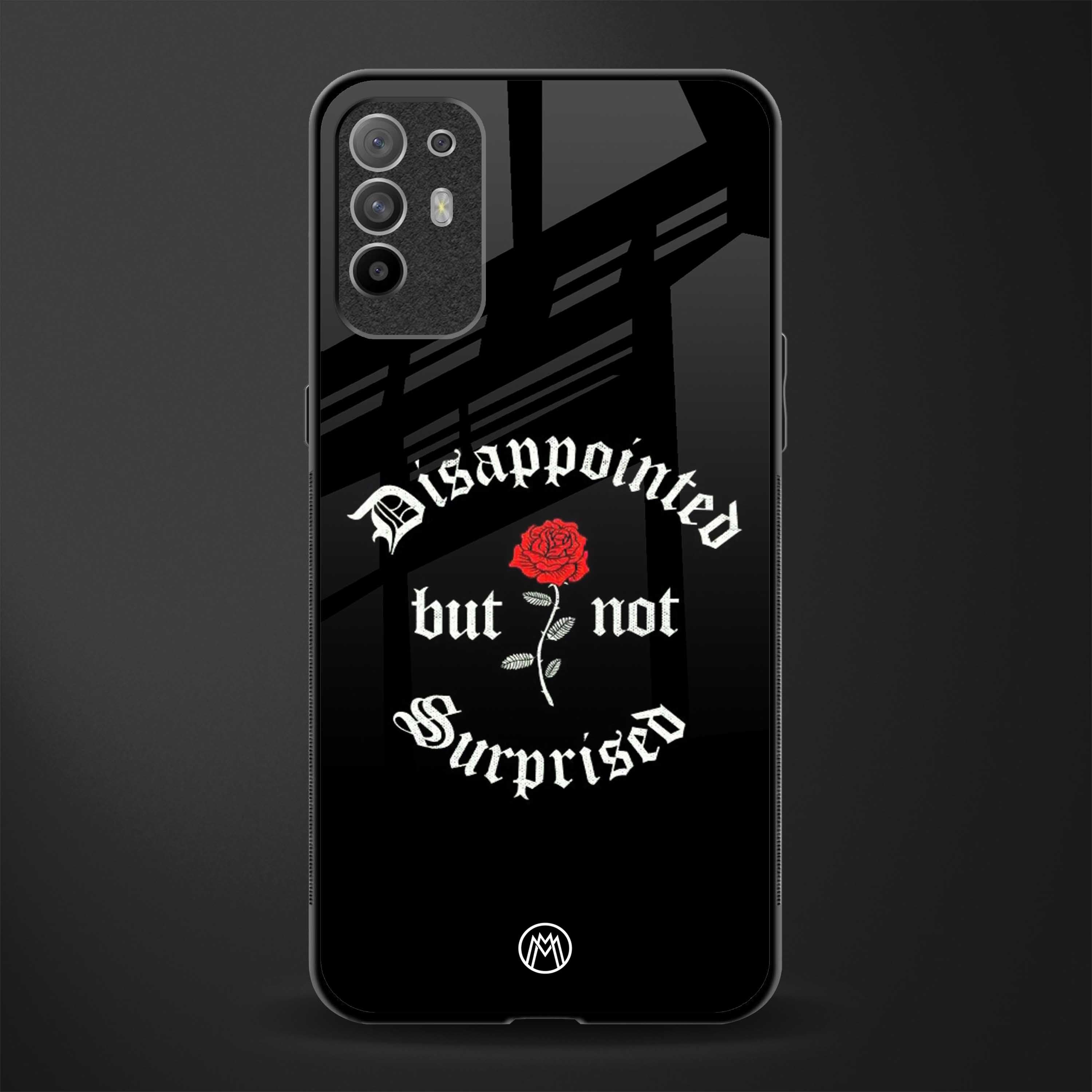 disappointed but not surprised glass case for oppo f19 pro plus image