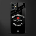 disappointed but not surprised glass case for iphone 12 image