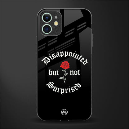 disappointed but not surprised glass case for iphone 12 image