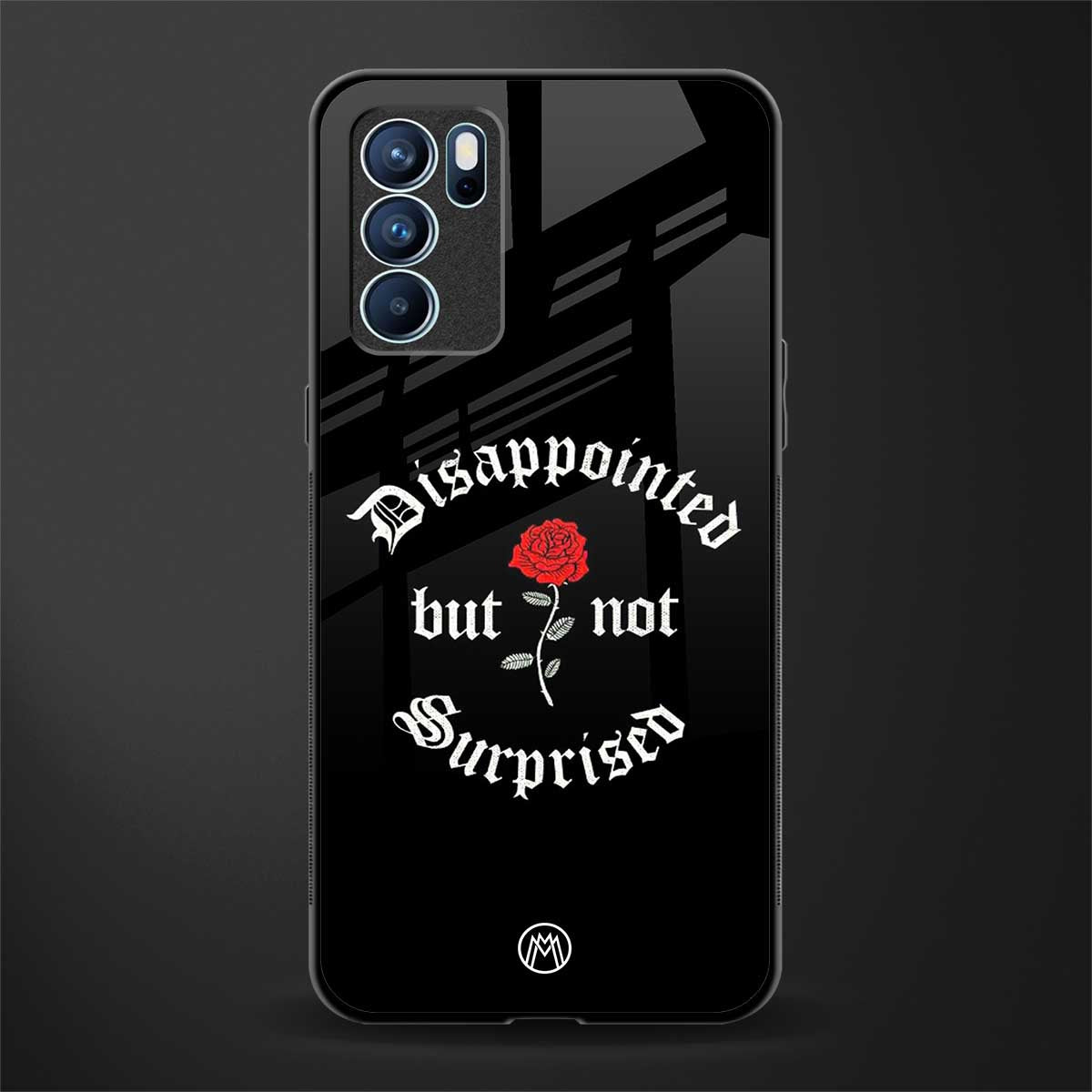 disappointed but not surprised glass case for oppo reno6 pro 5g image
