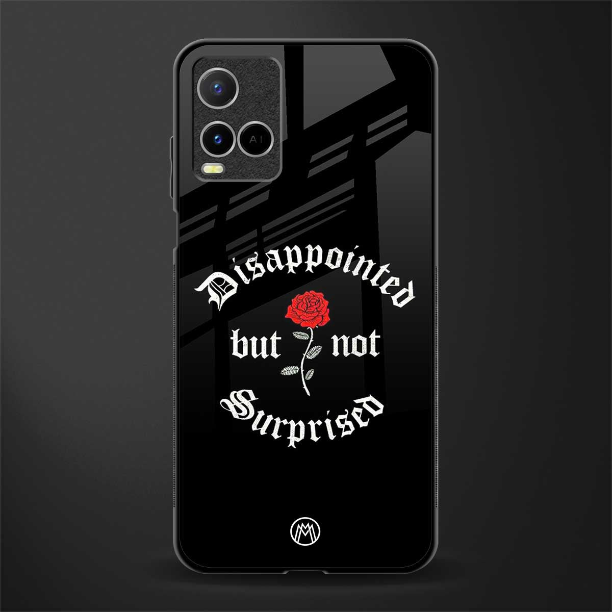 disappointed but not surprised glass case for vivo y21t image