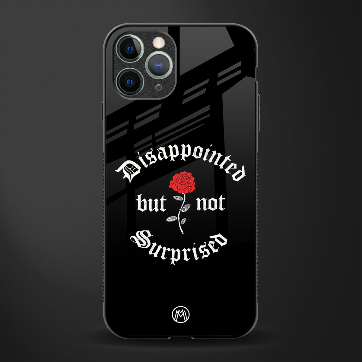 disappointed but not surprised glass case for iphone 11 pro max image