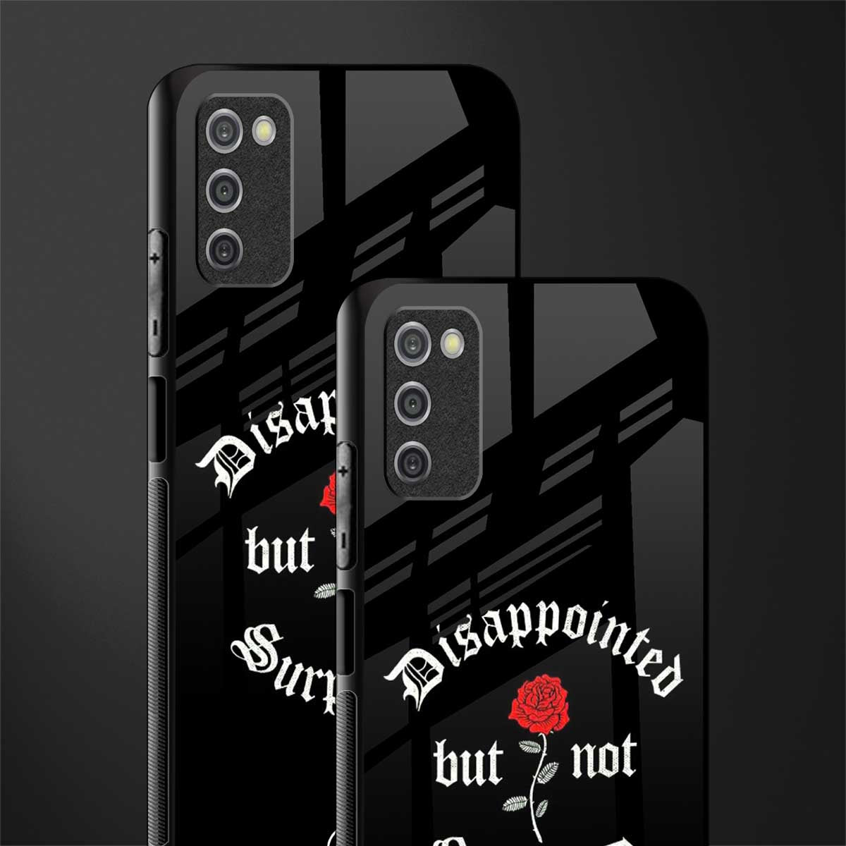disappointed but not surprised glass case for samsung galaxy a03s image-2