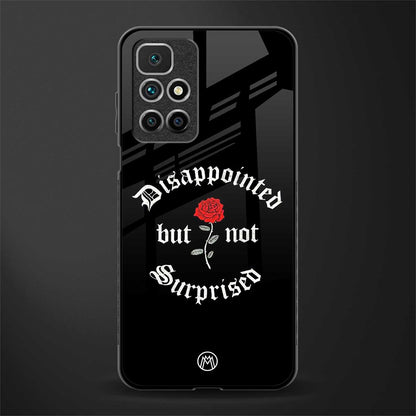 disappointed but not surprised glass case for redmi 10 prime image