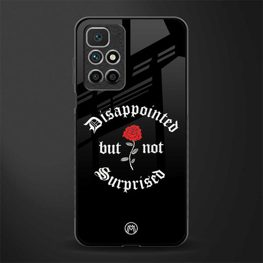 disappointed but not surprised glass case for redmi 10 prime image