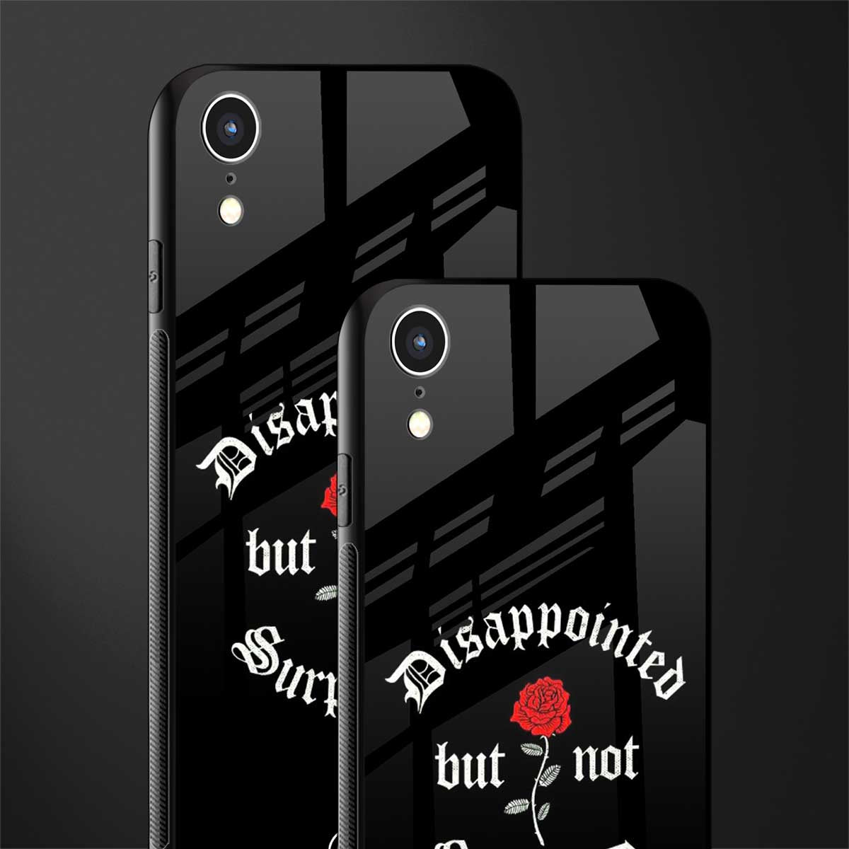 disappointed but not surprised glass case for iphone xr image-2