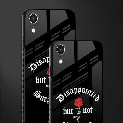 disappointed but not surprised glass case for iphone xr image-2