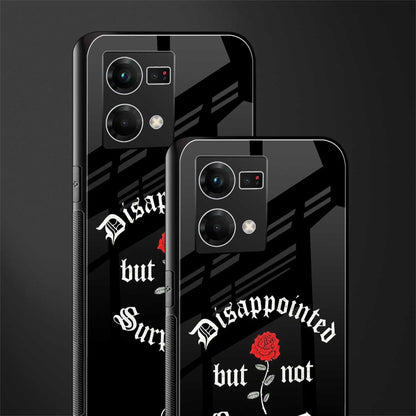 disappointed but not surprised back phone cover | glass case for oppo f21 pro 4g
