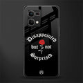 disappointed but not surprised back phone cover | glass case for oppo f21 pro 4g