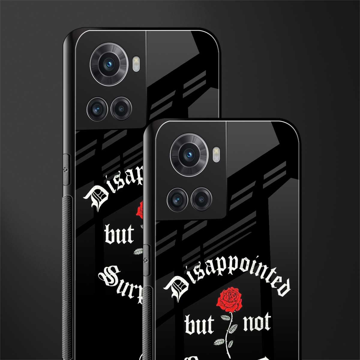 disappointed but not surprised back phone cover | glass case for oneplus 10r 5g