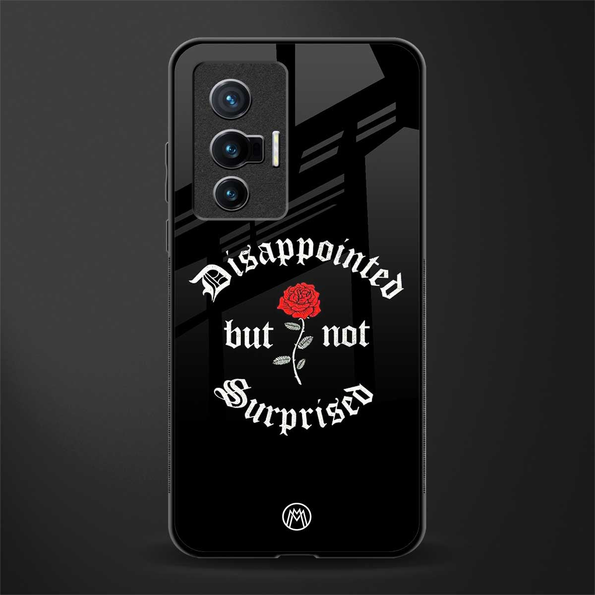 disappointed but not surprised glass case for vivo x70 image