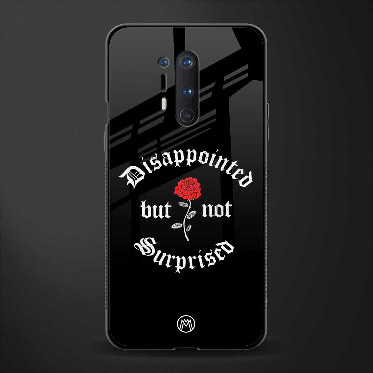 disappointed but not surprised glass case for oneplus 8 pro image