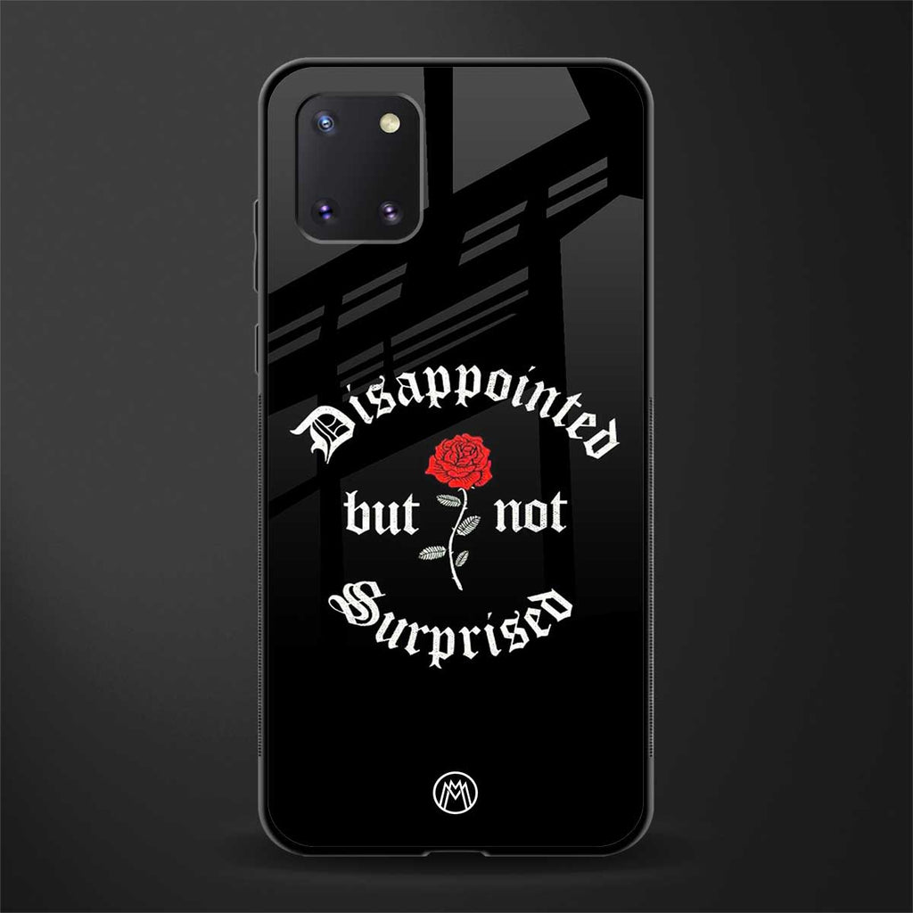 disappointed but not surprised glass case for samsung galaxy note 10 lite image