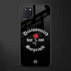 disappointed but not surprised glass case for samsung galaxy note 10 lite image