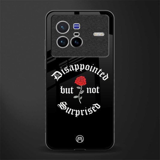 disappointed but not surprised glass case for vivo x80 image