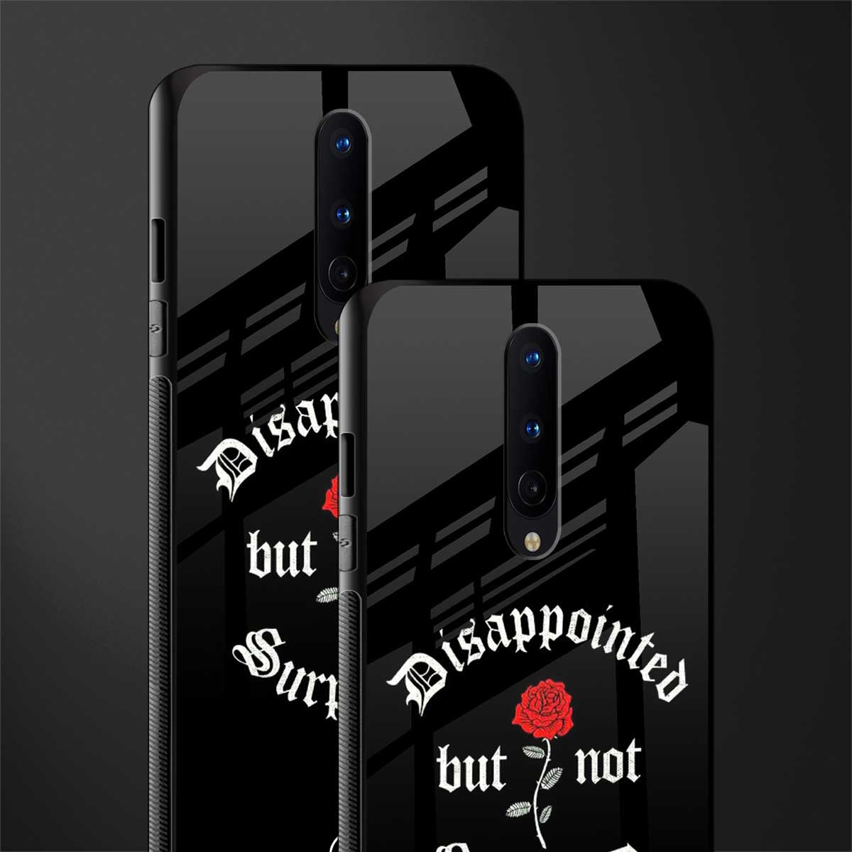 disappointed but not surprised glass case for oneplus 8 image-2