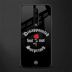 disappointed but not surprised glass case for oneplus 8 image