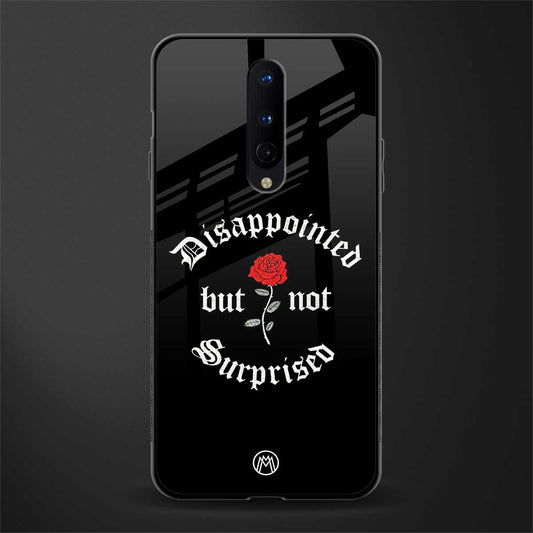 disappointed but not surprised glass case for oneplus 8 image