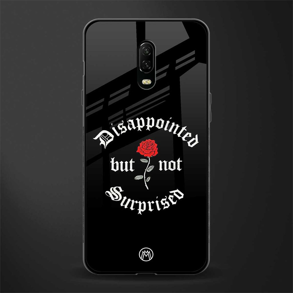 disappointed but not surprised glass case for oneplus 6t image