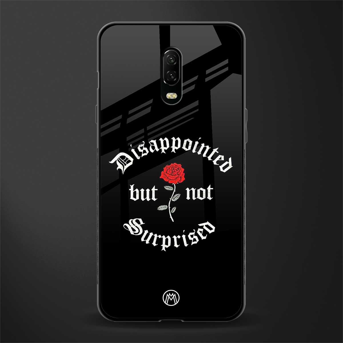 disappointed but not surprised glass case for oneplus 6t image