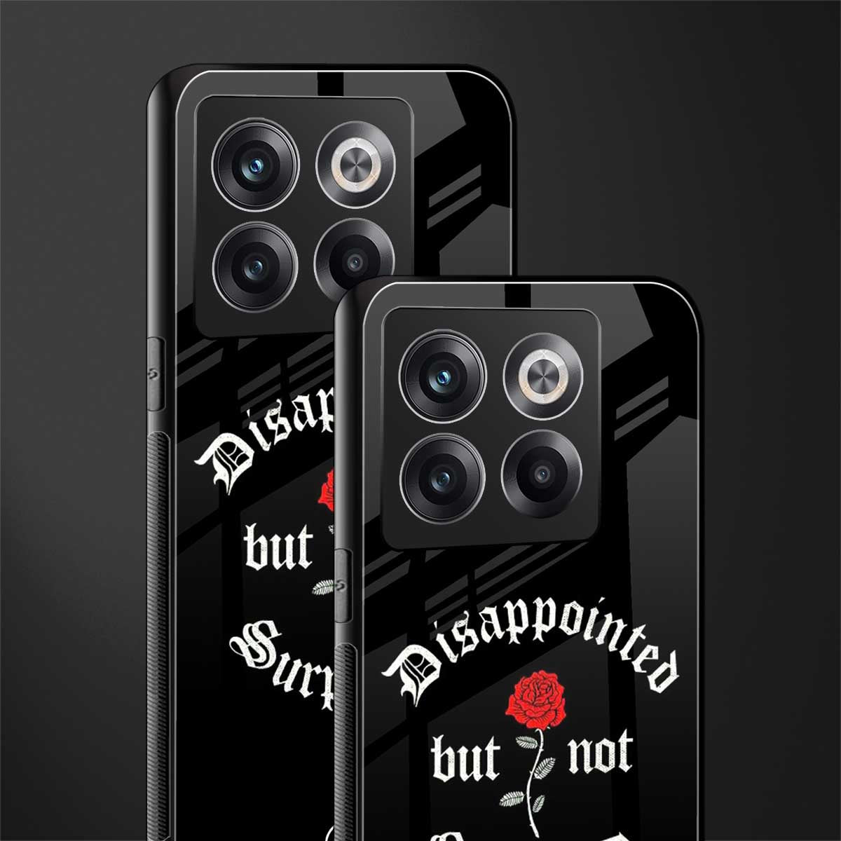 disappointed but not surprised back phone cover | glass case for oneplus 10t