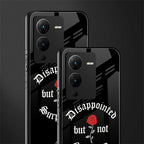 disappointed but not surprised back phone cover | glass case for vivo v25 pro 5g