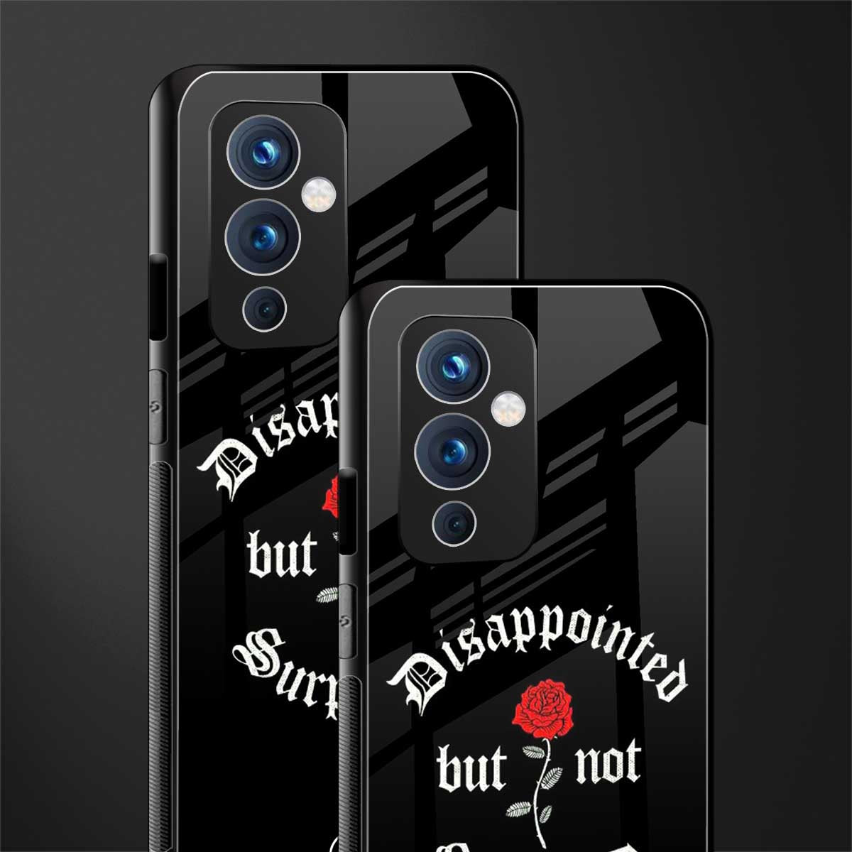 disappointed but not surprised back phone cover | glass case for oneplus 9