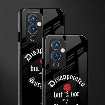 disappointed but not surprised back phone cover | glass case for oneplus 9