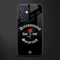 disappointed but not surprised back phone cover | glass case for oneplus 9