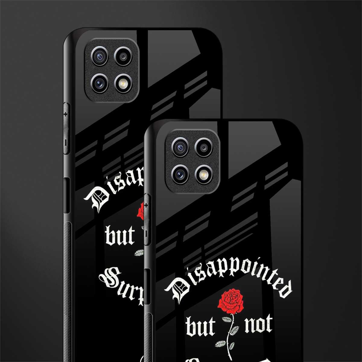 disappointed but not surprised back phone cover | glass case for samsung galaxy f42
