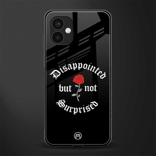 disappointed but not surprised back phone cover | glass case for samsung galaxy a04