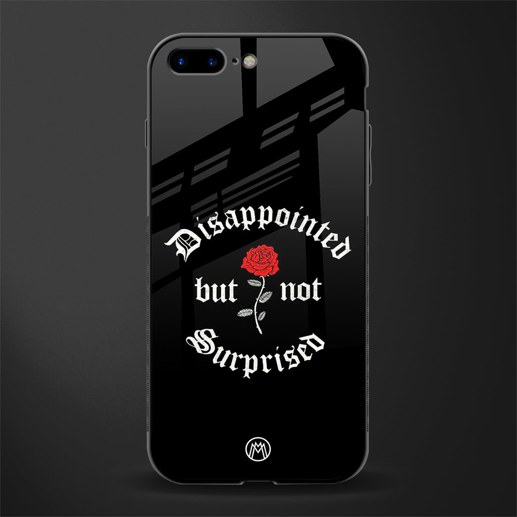 disappointed but not surprised glass case for iphone 7 plus image