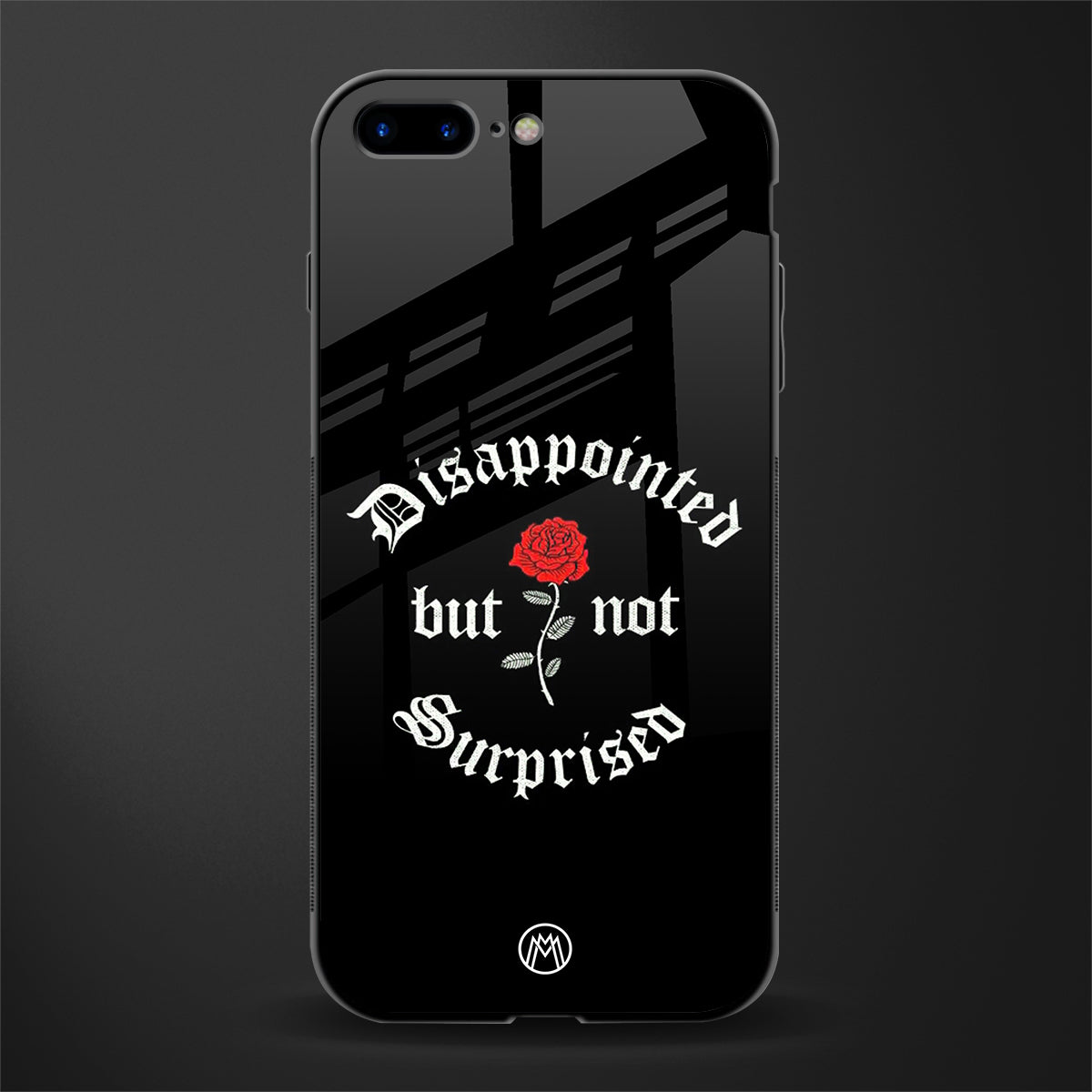 disappointed but not surprised glass case for iphone 8 plus image