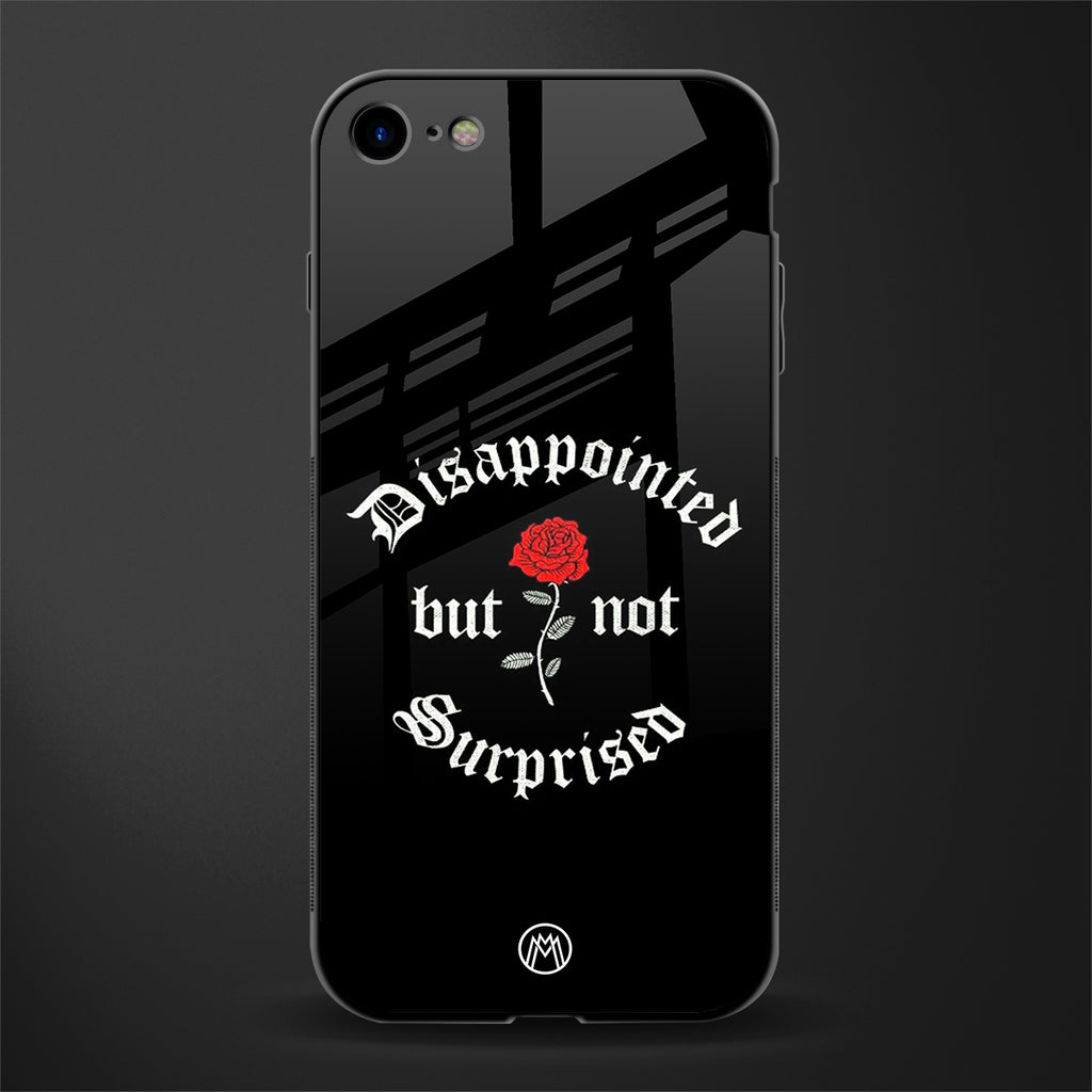 disappointed but not surprised glass case for iphone se 2020 image