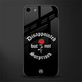 disappointed but not surprised glass case for iphone se 2020 image