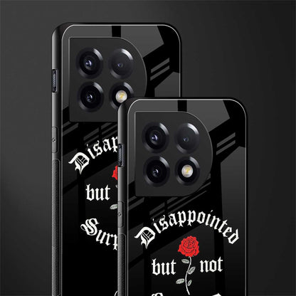 disappointed but not surprised back phone cover | glass case for oneplus 11