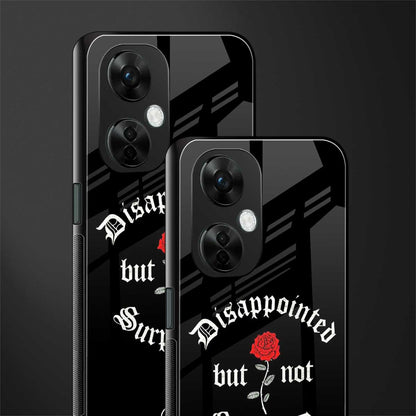 disappointed but not surprised back phone cover | glass case for oneplus nord ce 3 lite