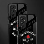disappointed but not surprised back phone cover | glass case for samsung galaxy a14 5g
