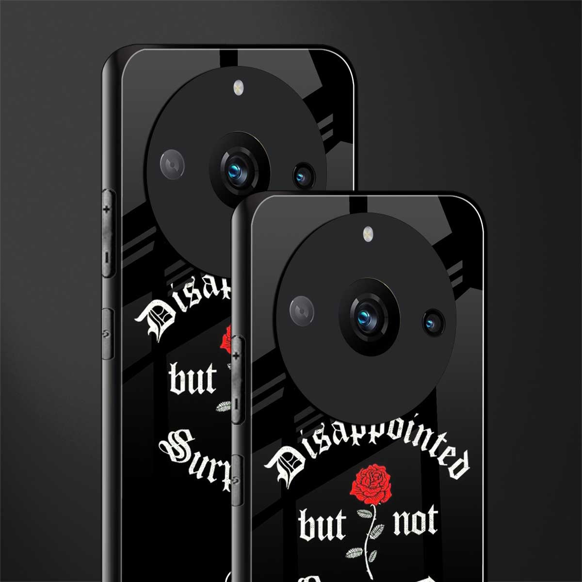 disappointed but not surprised back phone cover | glass case for realme 11 pro 5g