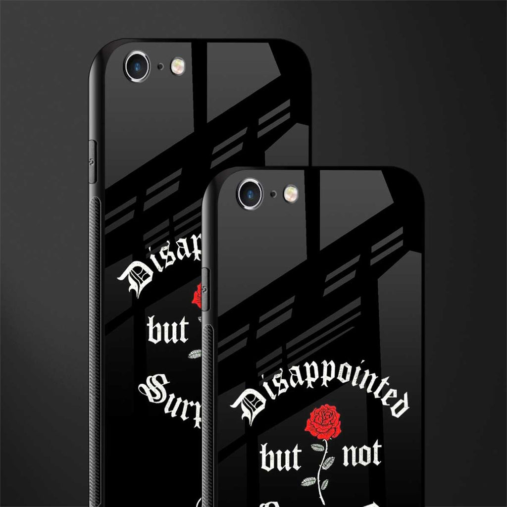 disappointed but not surprised glass case for iphone 6 plus image-2